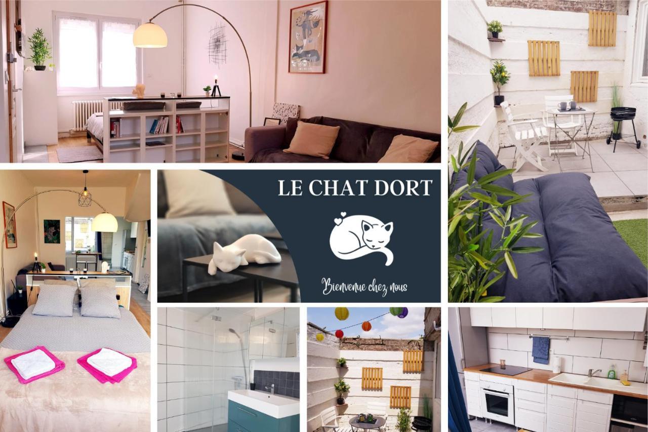 Le Chat D'Or - 35M2 - Terrasse - Bbq - Wifi Hd 아미앵 외부 사진
